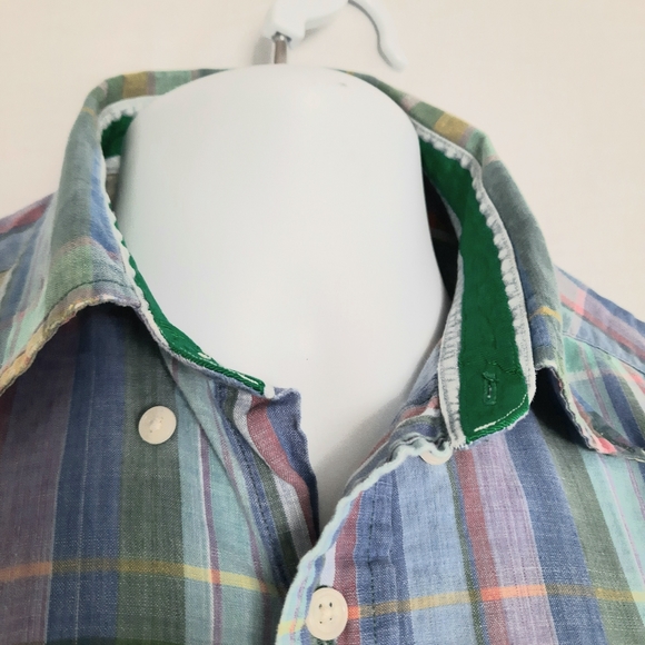 Mens Tommy Hilfiger Shirt Button Down Men Medium - Picture 5 of 6